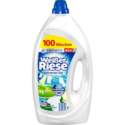 Weisser Riese Universal Gel Full Wash Detergent 100 Washes