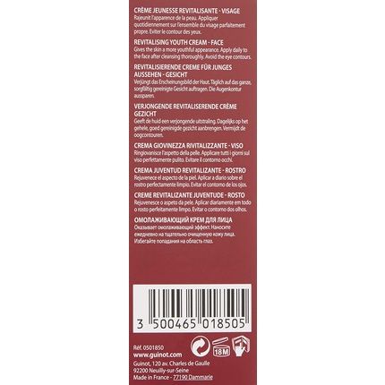 Guinot Longue Vie Homme Creme 50Ml - Image 3