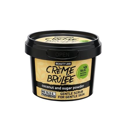 Beauty Jar Creme Brulee Gentle Scrub With Coconut Oil And Sugar Powder 4.23Oz 120G