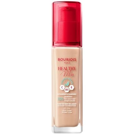 Bourjois Healthy Mix Anti-Fatigue Illuminating Foundation 50.5N Light Ivory 30Ml