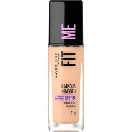 Maybelline Fit Me Luminous + Smooth Foundation 115 Ivory 30Ml
