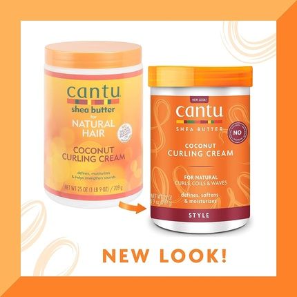 Cantu Coconut Curling Cream 709G Salon Size - Image 3