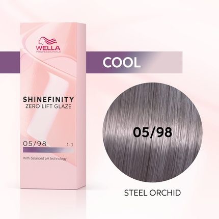 Shinefinity Steel Orchid Shade 05/98 Hair Color 60Ml