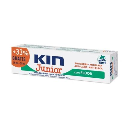 Kin Junior Soft Mint Toothpaste 75Ml + 25Ml