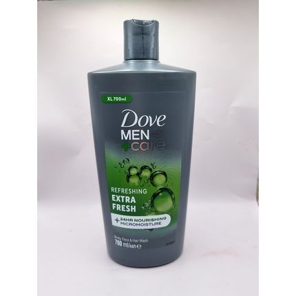 Dove Men +Care Extra Fresh Body Face & Hair Wash 700Ml