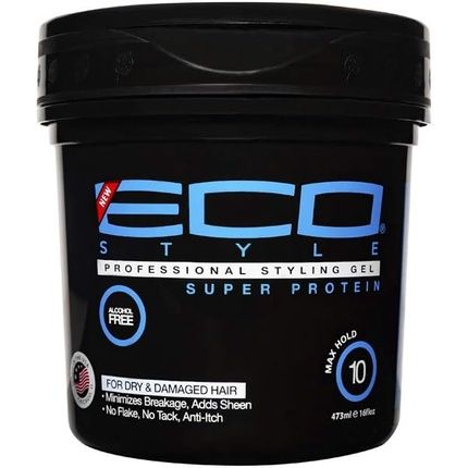 Eco Styler Super Protein Styling Gel 473Ml - Black