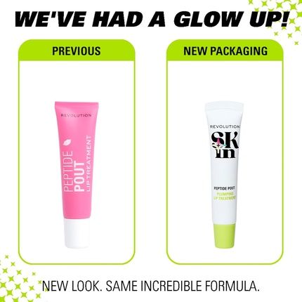 Revolution Skin Peptide Pout Hydrating Lip Balm - Vegan - Image 3