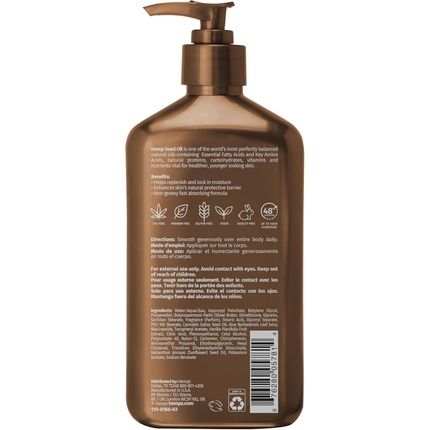 Hempz Vanilla Lux Herbal Body Moisturizer With Niacinamide, Shea Butter, And Aloe - Image 3