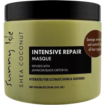 Sunny Isle Shea Coconut Intensive Repair Masque 16Oz