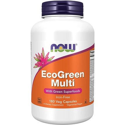 Now Foods Ecogreen Multi Vitamin 180 Veg Capsules