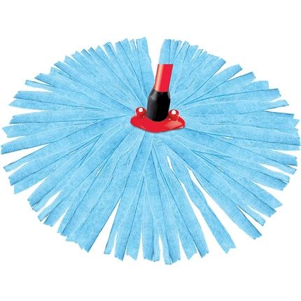 Vileda 167433 Microfiber Mop Strips, Universal Head, Blue, 1.25 Picometer - Image 3