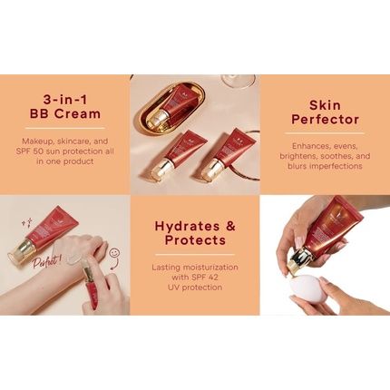 Missha M Perfect Cover Bb Cream Spf 42 Pa+++ 50Ml - Light Beige - Image 3