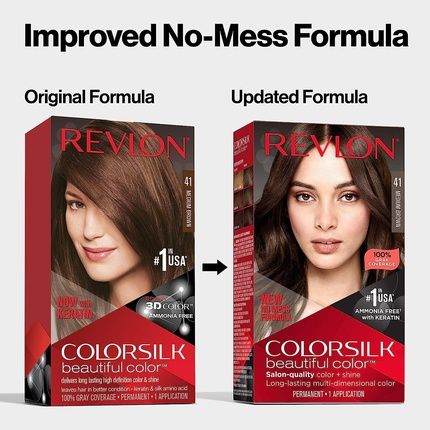 Colosilk Ammonia Free Hair Dye 32 Dark Mahogany Brown - Image 3