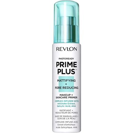 Revlon Prime Plus Makeup & Skincare Primer Mattifying And Pore Reducing With Salicylic Acid And Aha 30Ml
