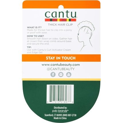 Cantu Extra Grip Thick Hair Clip