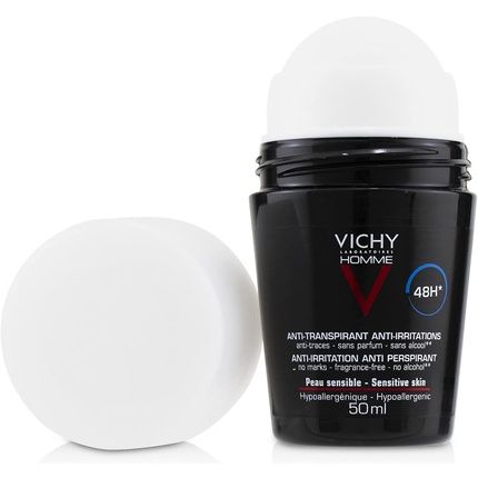 Vichy Homme 48H Deodorant Roll-On For Sensitive Skin 50Ml