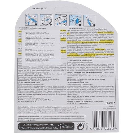 Toilet Duck Fresh Disc Gel Lime 36Ml