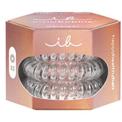 Invisibobble Original Premium Crystal Clear Hair Band 3 Pieces