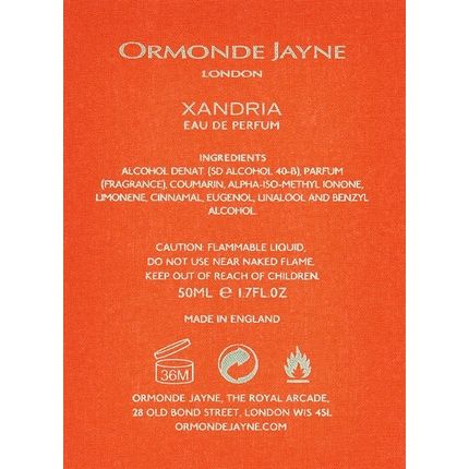 Ormonde Jayne Xandria Eau De Parfum Spray 1.7 Oz - Image 3