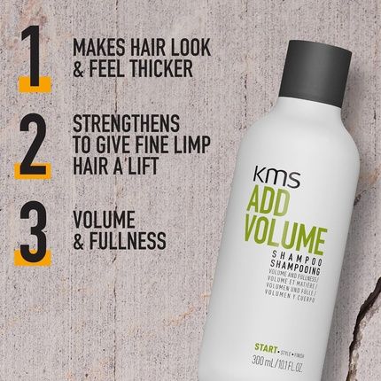 Kms Add Volume Shampoo 300Ml Unscented - Image 3