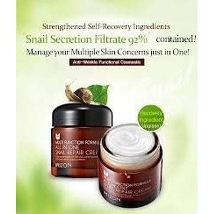 Mizon All In One Snail Repair Cream 35Ml Anti Wrinkle Multi Function Formula - Image 3