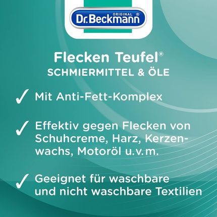 Dr. Beckmann Stain Devil Grease & Oil Special Stain Remover 50Ml