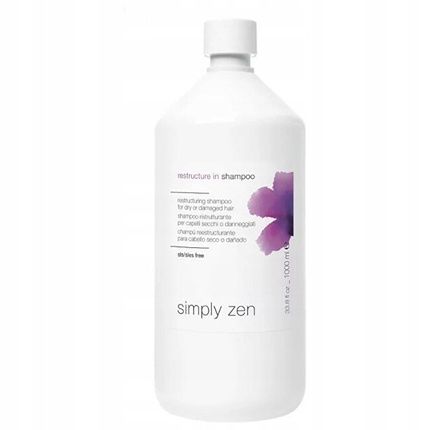 Simply Zen Restructure In Shampoo 1000 Ml For Dry And Damaged Hair