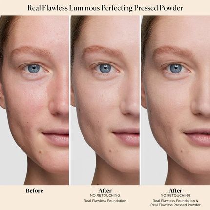 Laura Mercier Real Flawless Luminous Perfecting Talc-Free Pressed Powder Translucent - Image 3