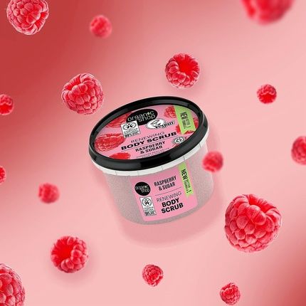 Organic Shop Raspberry Cream Body Scrub 250Ml - Image 3
