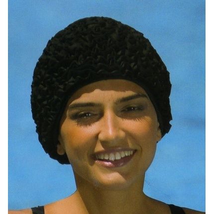 Fashy Women'S Frill Swim Cap One Size Black