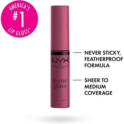 Nyx Professional Makeup Butter Lip Gloss In Cranberry Pie