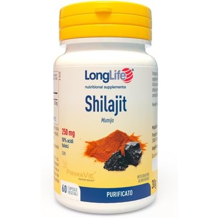 Longlife Shilajit Titrated With 50% Fulvic Acids And 10% Primavie Urolithins