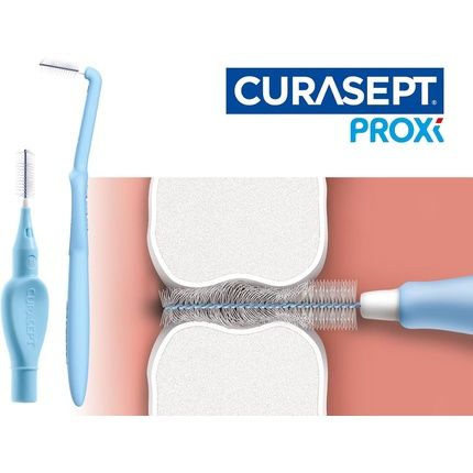Curasept Interdental Brush Proxi Mix Prevention Angle 5 Pieces White Pink