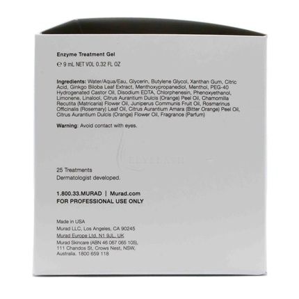 Enzyme Treatment Gel Amp Powder For Acne Oily Skin Salon Size 8G