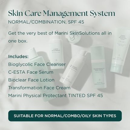 Marini Skinsolutions Skin Care Management System For Normal To Combination Skin