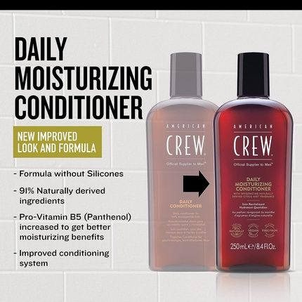 American Crew Daily Moisturizing Conditioner For Soft, Managed Hair 1000Ml - Image 3
