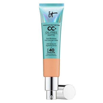 It Cosmetics Cc Cream Your Skin But Better Cc Oil Free Spf 40 In 08 Neutral Tan, 32Ml
