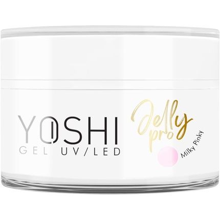 Yoshi Jelly Pro Gel Nails 50Ml Extra Strong Manicure Uv Gel Professional Builder Gel For Nails Milky Pink - Image 3