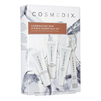 Cosmedix Combination Skin Essentials Kit - Treatments And Cleanser