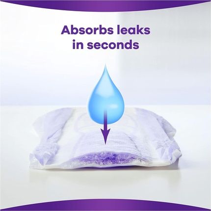 Always Discreet Incontinence Pads Women Long 80 High Absorbency Pads Odor Neutralizer 20 Count - Image 3