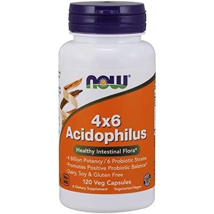 Now Foods Acidophilus 4X6 120 Vcaps 0.095Kg