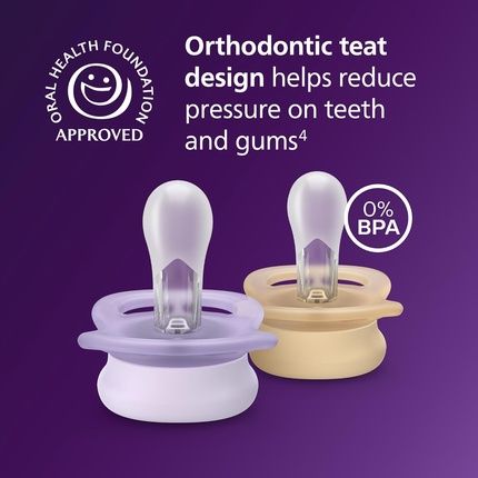 Philips Avent Ultra Start Orthodontic Soother For Newborns - Image 3