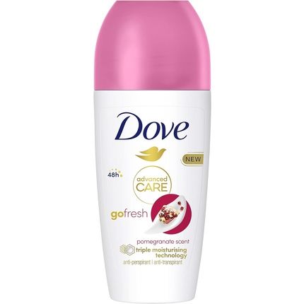 Dove Advanced Care Go Fresh Pomegranate Scent Anti-Perspirant Deodorant With Triple Moisturizing Technology Roll-On 50Ml