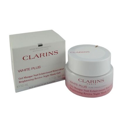 Clarins White Plus Brightening Revive Night Maskgel 50Ml Facial Mask For Women