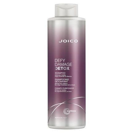 Joico Defy Damage Detox Shampoo - Removes Chlorine, Hard Water Residue, And Product Build-Up