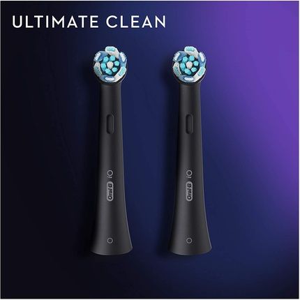 Oral-B Io Ultimate Clean Toothbrush Heads Black 2 Pieces