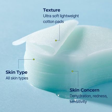 Torriden Dive-In Vegan Hyaluronic Acid Toner Pads For Face Moisturizing Facial Cooling Soothing Hydrating Spot Masking Alcohol-Free Fragrance-Free No Colorants Cruelty-Free