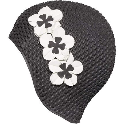 Fashy Women'S Rubber Bubble Cap Black