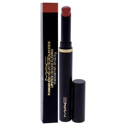 Mac Powder Kiss Velvet Blur Slim Stick 891 Mull It Over For Women 0.07Oz Lipstick - Image 3