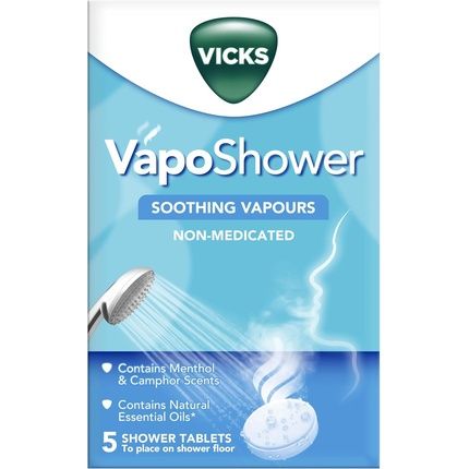 Vicks Vapo Shower Tablets With Soothing Vapors Infused With Menthol